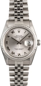 Rolex Datejust 16220 Steel Jubilee Band