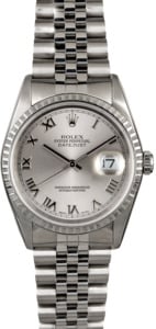 Men's Rolex Datejust 16220 Steel Jubilee Band