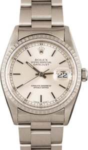 Men's Rolex Datejust Stainless Steel Watch 16200
