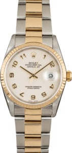 Pre Owned Rolex Datejust 16233 Ivory Jubilee Dial