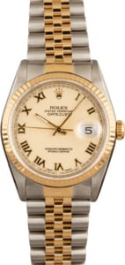 Pre-Owned Rolex Datejust 16233 Ivory Dial