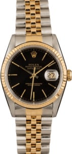 PreOwned Rolex Datejust 16233 Two Tone Watch
