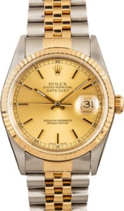Used Rolex Two Tone Datejust 16233