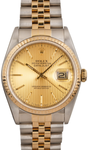 Rolex DateJust Stainless Steel and 18K 16233