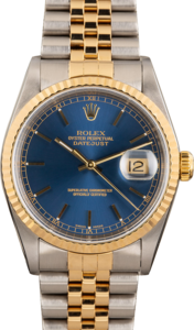 Rolex Datejust 16233 Blue Dial
