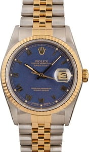 Rolex DateJust 16233 Blue Roman