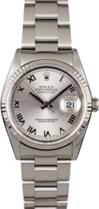 Rolex Datejust 16234 Rhodium Dial