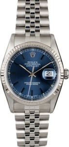 Used Rolex Datejust 16234 Blue Dial