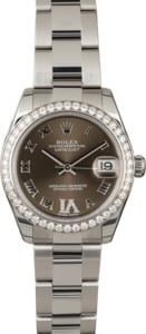 PreOwned Rolex Datejust 178384 Diamond Bezel & VI
