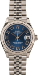 Used Rolex Datejust 278274 Blue Roman