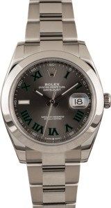 Used Rolex Datejust 41 Ref 126300 Rhodium Roman Dial