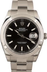 Rolex Datejust 126300 Black Dial