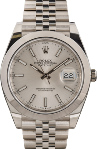 Rolex Datejust 41 Ref 126300 Silver