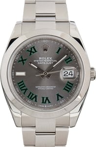 Rolex Datejust 41 Ref 126300 Wimbledon Dial