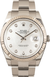 PreOwned Rolex Datejust 41 Ref 126334 Diamond Dial