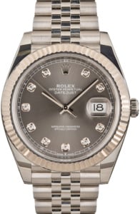 Pre-Owned Rolex Datejust 41 Ref 126334 Diamond Dial