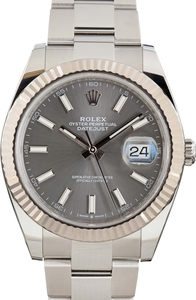 Pre-Owned Rolex Datejust 41 Slate Dial Ref 126334