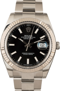 Pre-Owned Rolex Datejust 41 Ref 126334 Black Dial