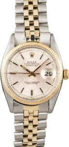 Rolex Datejust 6605 Vintage Two Tone Watch