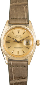 Rolex Datejust 6605 Champagne Index Dial