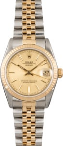 Rolex Datejust 68273 Champagne Tapestry Dial