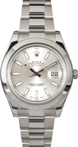 Rolex Datejust II 116300 Silver Dial Steel Oyster