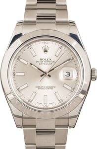 Rolex Datejust 41MM 116300 Silver Index
