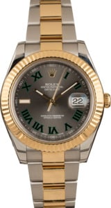 Rolex Datejust II Ref 116333 Two Tone with Roman Markers