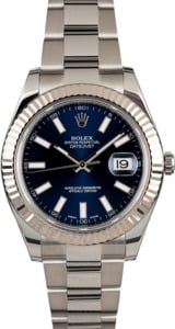 Pre-Owned Rolex Datejust II Ref 116334 Blue Dial