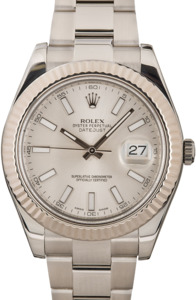 Rolex Datejust II 116334 White Gold Bezel