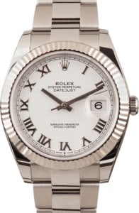 Rolex 126334 Datejust 41 White Roman Dial