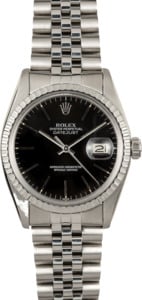 Rolex Datejust Steel 16030 Black