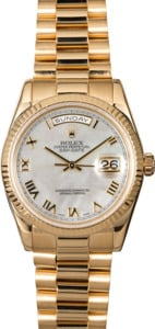 Rolex President 118238 Mother Of Pearl
