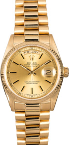 Rolex Day-Date 18038 President Certified Pre-Owned