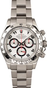Rolex Daytona 116509 Silver Dial White Gold Oyster