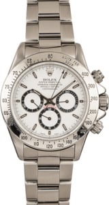 Used Rolex Daytona Zenith 16520 White Dial T