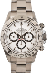 Pre Owned Rolex Daytona 16520 White Dial Steel