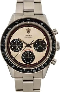Rolex Daytona Pre-Owned Paul Newman Dial Stainless Steel Oyster, Circa 1969