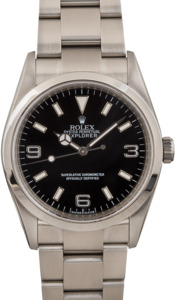 Pre-Owned Rolex Explorer 114270 Arabic Markers