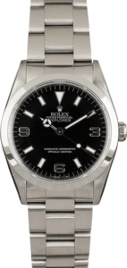 Used Rolex Explorer 14270 Rare Blackout Dial