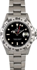 Rolex Explorer 16550 Black Dial with Red GMT Hand
