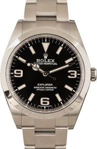 Rolex Explorer 214270 Luminous Arabic Dial