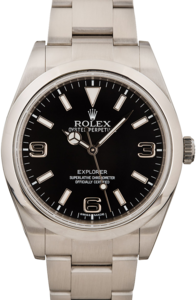 Rolex Explorer 214270 Black Mark I Dial