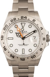 Rolex Explorer 2 White Dial 216570