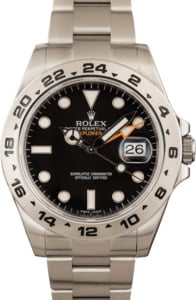 Rolex Explorer II 216570 Black Dial 100% Authentic