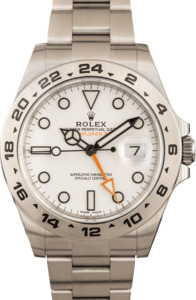 Rolex Explorer II 216570 White 100% Authentic