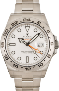 Rolex Explorer II Ref 216570 White Polar Dial