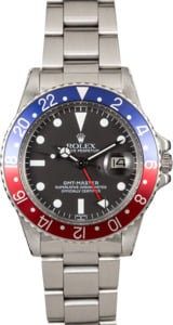 Certified Vintage Rolex GMT-Master 1675 Pepsi Insert