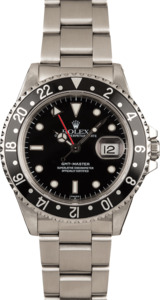 Used Rolex GMT-Master 16700 Black Dial Watch