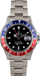 Rolex GMT-Master II Pepsi 16710 No Holes Watch